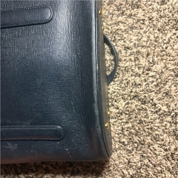 MCM Black Shoulder Bag & Matching Wallet Gold Hardware purse handbag luxury - Picture 12 of 16